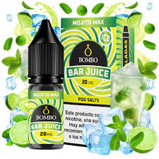 BOMBO BAR JUICE -   MOJITO MAX SALT 10ML