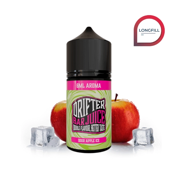 DRIFTER - AROMA SOUR APPLE ICE  MINI LONGFILL 6ML