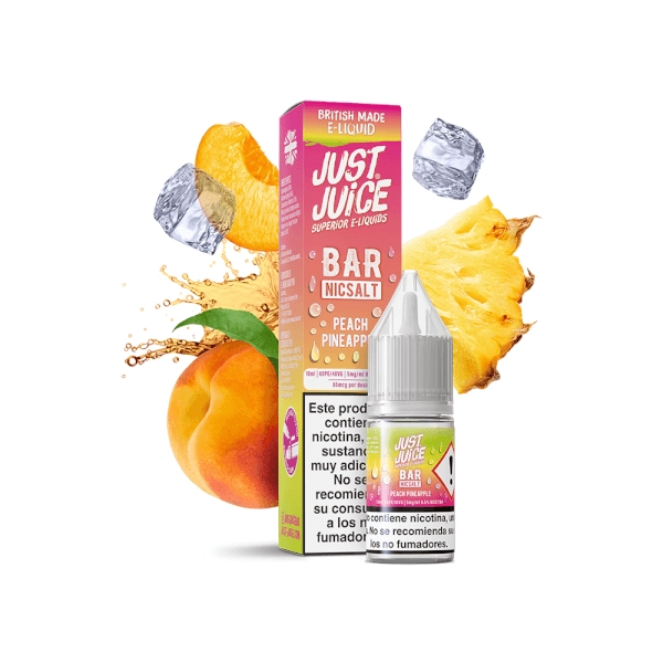 JUST JUICE - PEACH PINEAPPLE SALT 10ML