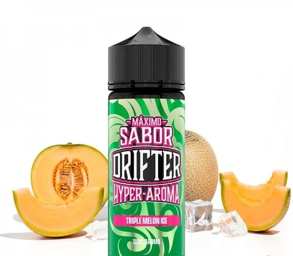 DRIFTER - HYPER - AROMA TRIPLE MELON ICE 10ML /120ML